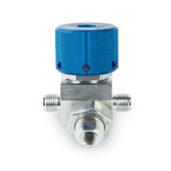 RAVEn (3-port) 1/4” Diaphragm Valve, Stainless Steel, for Entech Canisters