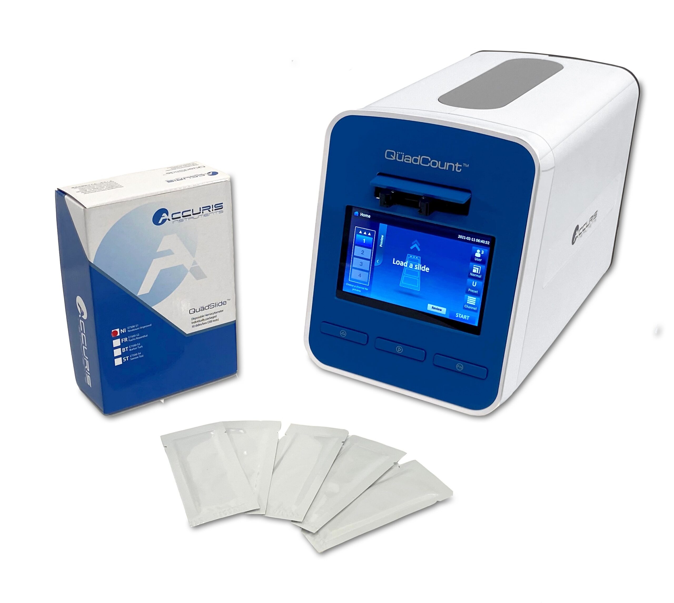 Standard Test Slide for QuadCount, pk of 1