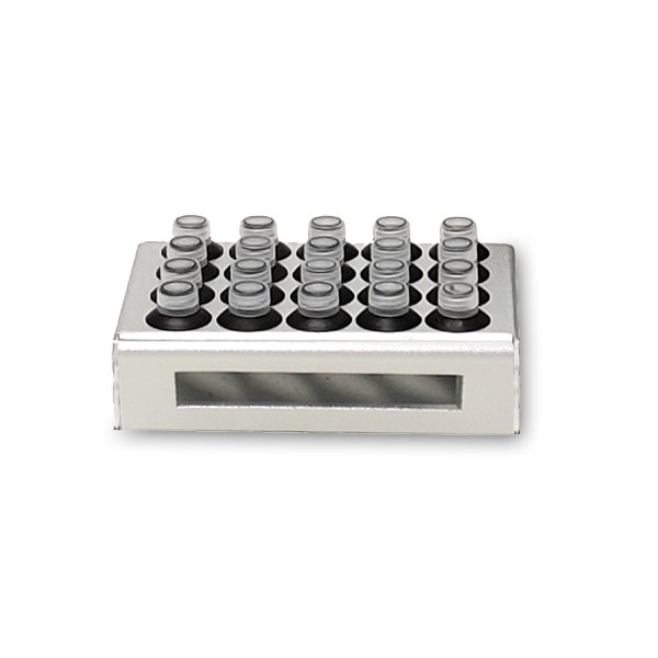Tube rack for 96 well adapter 20 x 2.0ml, pack of 2 * requires IPD9600-96 accessory - Image 2