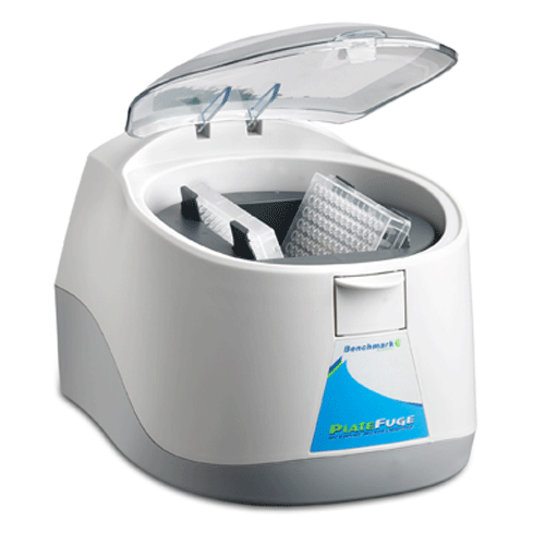 PlateFuge MicroPlate MicroCentrifuge with rotor and plate carriers