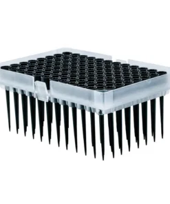 200 uL, Tecan compatible, black conductive, pipette tips, Non-Sterile, Filtered, Blister packs of 2 racks, 24 racks per case. 96 tips per rack., 2304 tips per case