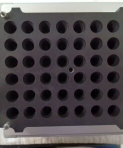 Heating Block, Te-Shake, 1.5 mL Microfuge Tube, 48-position, requires heating block adapter (10760726). Requires Te-MagS Tube Adapter, Microfuge, 48-Position (10760703) for RoMa compatibility.
