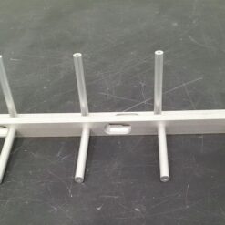 Rail, Custom Carrier, Locking, sold individually. Locks on grids for secure carrier mounting.