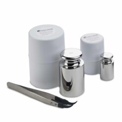 Accuris Class E2, Calibration set for Analytical Balances, 6 pcs: 1x100mg, 1x10g, 2x20g, 1x50g, 1x100g