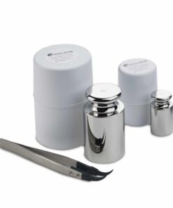 Accuris Class E2, Calibration set for Analytical Balances, 6 pcs: 1x100mg, 1x10g, 2x20g, 1x50g, 1x100g