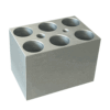Block, 6 x 5ml centrifuge tubes (17mm diameter)