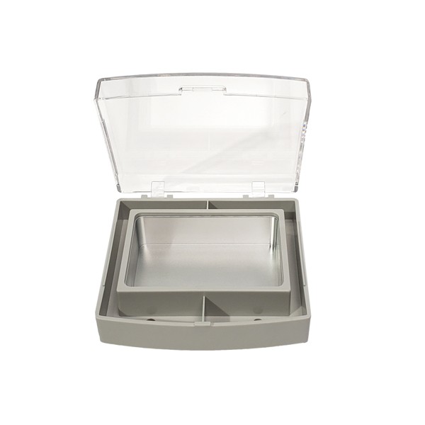 Block, multipurpose for liquids, beads, etc. Chamber dimensions: 4 x 2.6 x 1"