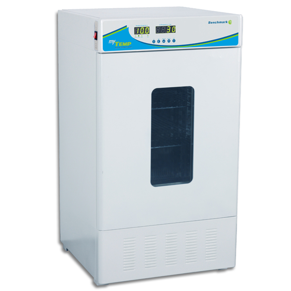 myTemp 65 Heating and Cooling Incubator, includes two stainless steel shelves
