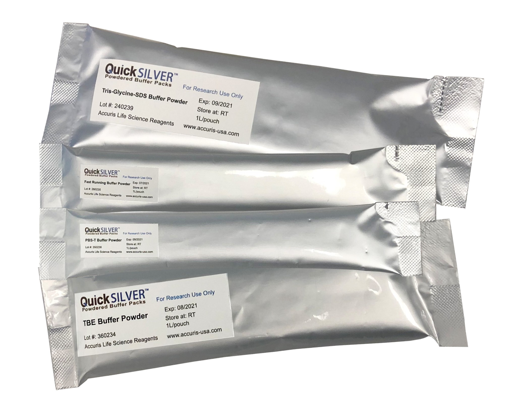 QuickSilver PBS-T Buffer Powder, 100 pouches - Image 2