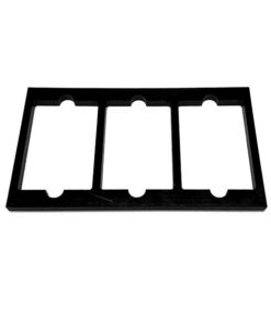 Rack for up to 3 microplates