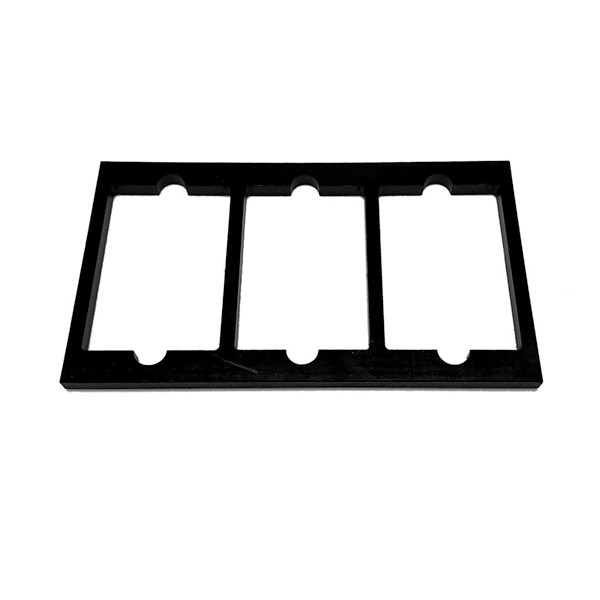 Rack for up to 3 microplates