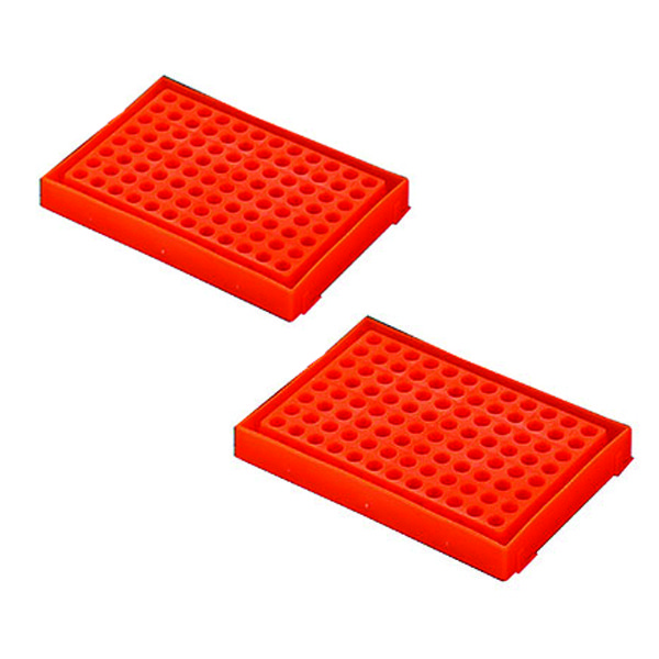 Tube Adapter, hold 96 x 0.2ml or 8 and 12 position PCR strips, 2/pk.